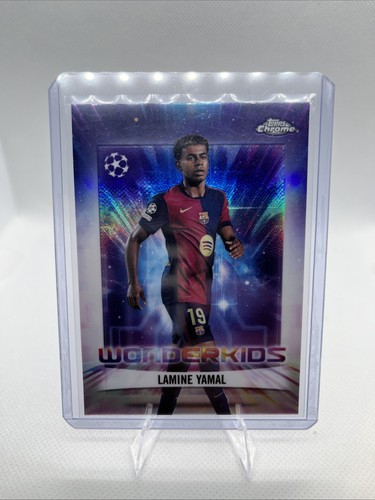 2025 Topps Chrome Lamine Yamal FC Barcelona Wonderkids #WK-1