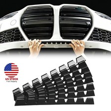 8pcs Car Bumper High Quality Guard Anti-scratch Kit Scrape Plate Protector Black