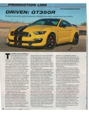 2017 Ford Mustang Shelby Gt350r 2 Pg Road Test