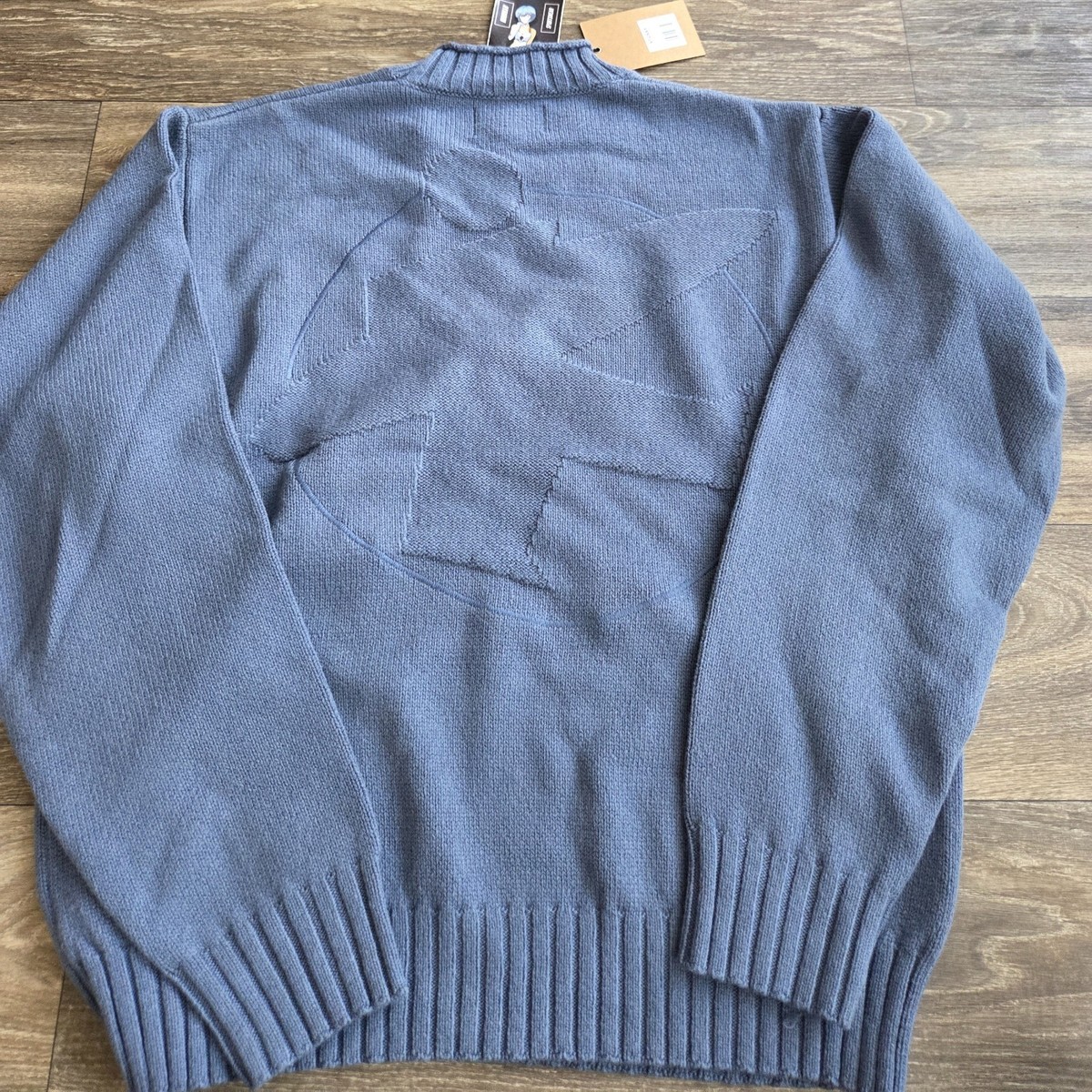 STUSSY SURFMAN MOCK SWEATER m