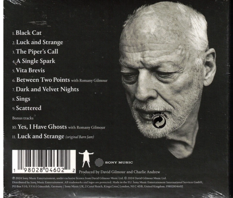 David Gilmour Luck And Strange CD NEW cardboard slicpase - image 2 of 2