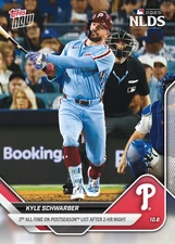 2025 Topps Now 845 Kyle Schwarber Philadelphia Phillies NLDS 2 HR Night