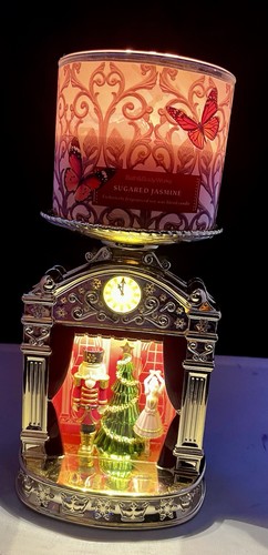 Bath & Body Works Nutcracker Christmas Light-Up 3-Wick Candle Holder