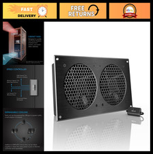 Quiet 12" Cooling Fan System for Electronics - Efficient Airflow Low Noise