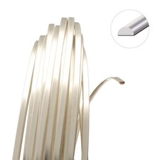 Non Tarnish Silver Plated 1/2 Round 21 Gauge Wrapping Wire 4 Yards