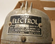 VINTAGE LEJAY MOTORS ELECTROL TROLLING FISHING BOAT MOTOR MODEL B612-4TS-PG5