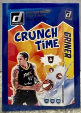 2025 Panini WNBA Donruss Brittney Griner Crunch Time Blue Press Proof #14