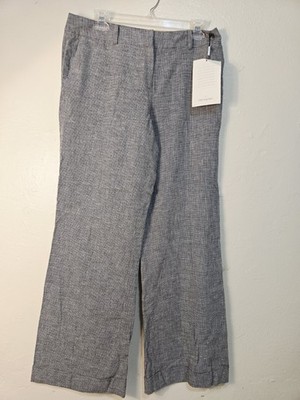 Calvin Klein The Soho Women's Dress Trouser Pants Black and White Size 10P NWT