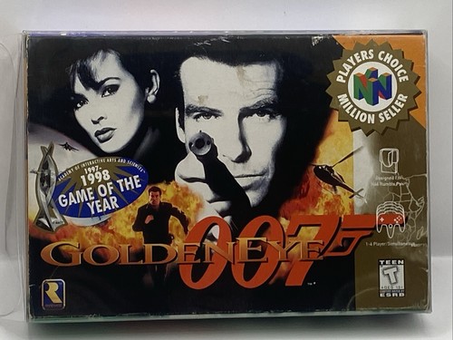 GoldenEye 007 Nintendo 64 N64 CIB Complete in Box Manual Tested Players Choice