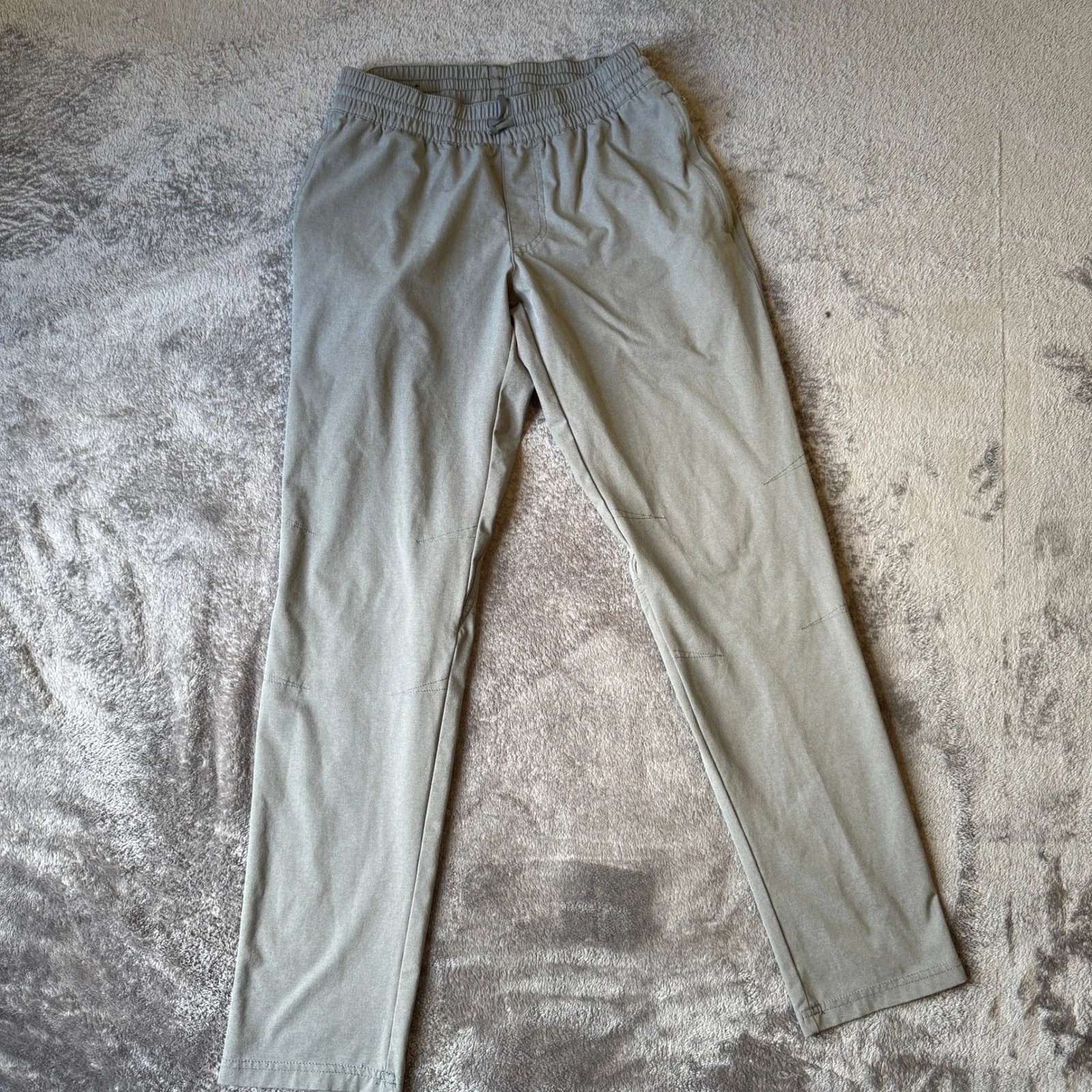 Kuhl Deceptr Gray Tapered Active Pants Mens Small Elastic Waist Articulated Knee