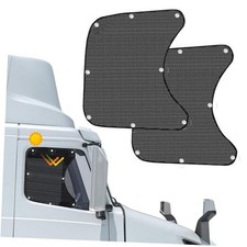 2PCS Side Window Sunshades for Semi 23.6x21.6 inches Full Mesh