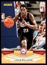 Louis Williams 2009-10 Panini #36 76ers NBA READ FREE SHIPPING AutographDen