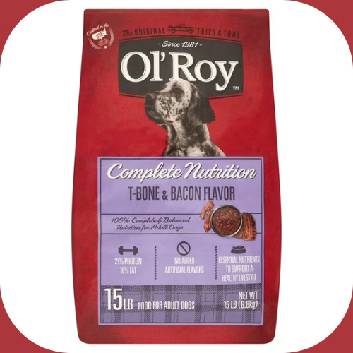 Ol' Roy Complete Nutrition T-Bone & Bacon Flavor Dry Dog Food, 46 lbs