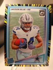 2025 Panini Donruss Optic Jaydon Blue ELECTRICITY SSP Rated Rookie /75 #242