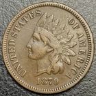1879 Indian Head Cent Penny IHC 1c BETTER DATE Choice Original VF Full LIBERTY