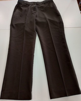Doc & Amelia by Cintas Womens 12 Brown Work Pants Trousers Uniform Polyester