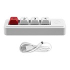 RGB Mechanical Gaming Keyboard -Macro Programmable 4 Keys,Ergonomic Wired 4539