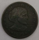 1979 P Susan B Anthony U.S. Dollar Coin Black Beauty — photo 1