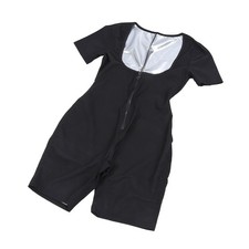 Full Body Short Sleeve Sweat Suit Stretchy Sweat Sauna Suit Waist Trainer