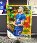2021 Topps Chrome Sapphire UEFA Champions League Soccer Yellow Kylian Mbappe #1 PSA 10