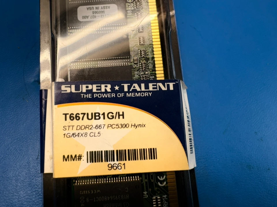 Kingston PC-100 64 MB DIMM 100 MHz SDRAM Memory (KVR100X64C2/64) STT DDR2-667 - Image 4 of 4