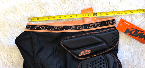 KTM Powerwear Men's XXL Riding Short Padded Black Orange - Picture 8 of 11