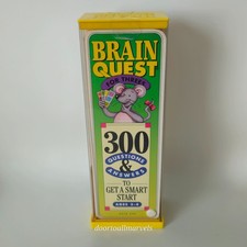 Vintage 1994 Workman Brain Quest Ages 3-4 TWO DECKS