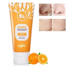 Orange Exfoliating Gel Scrub for Face and Body, Orange Peeling Gel, Deep Clean