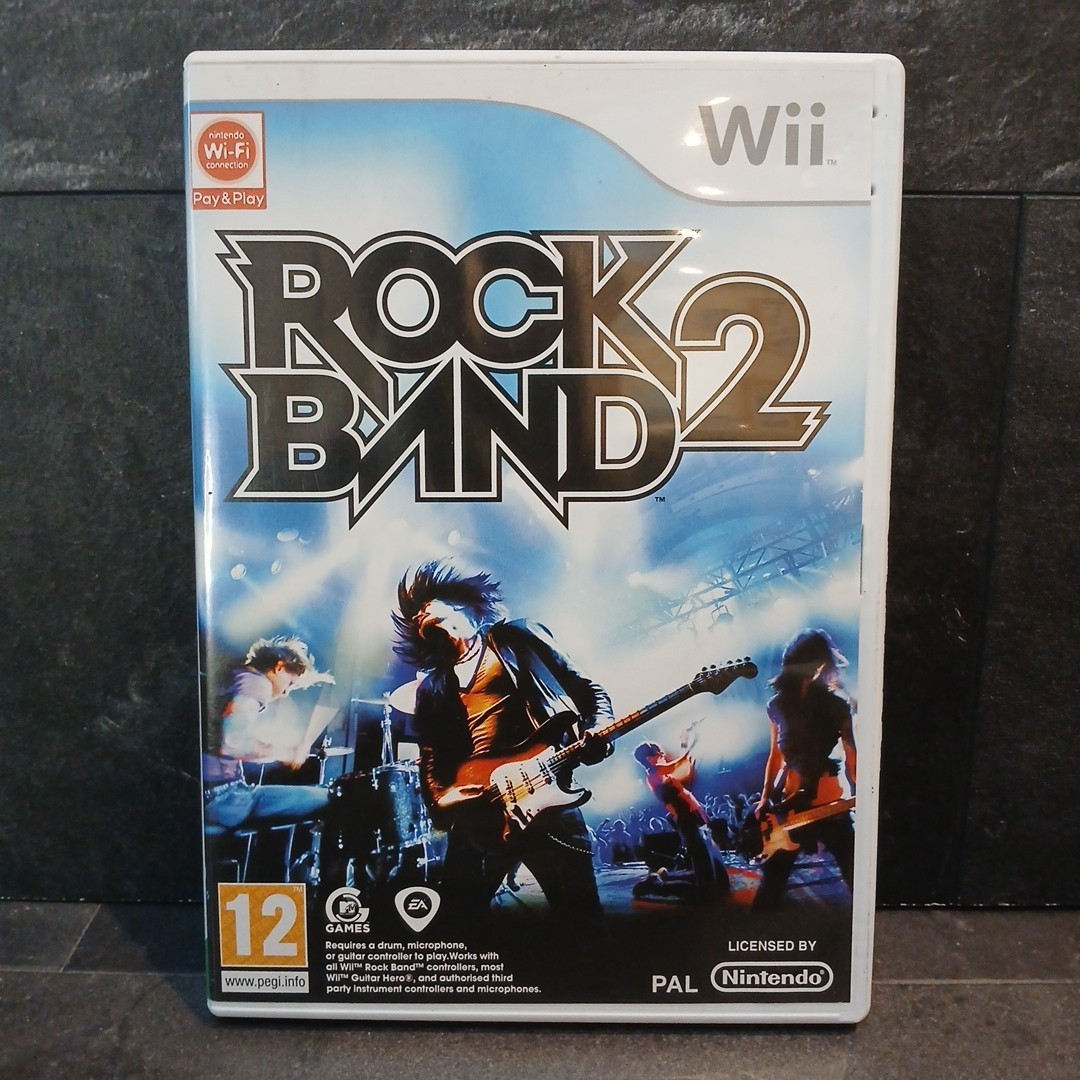 Rock Band 2 Nintendo Wii Game Very Good Condition Fast UK Post Rockband Two