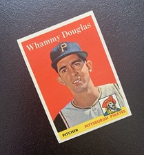 1958 TOPPS Whammy Douglas #306 Pittsburgh Pirates Baseball Card