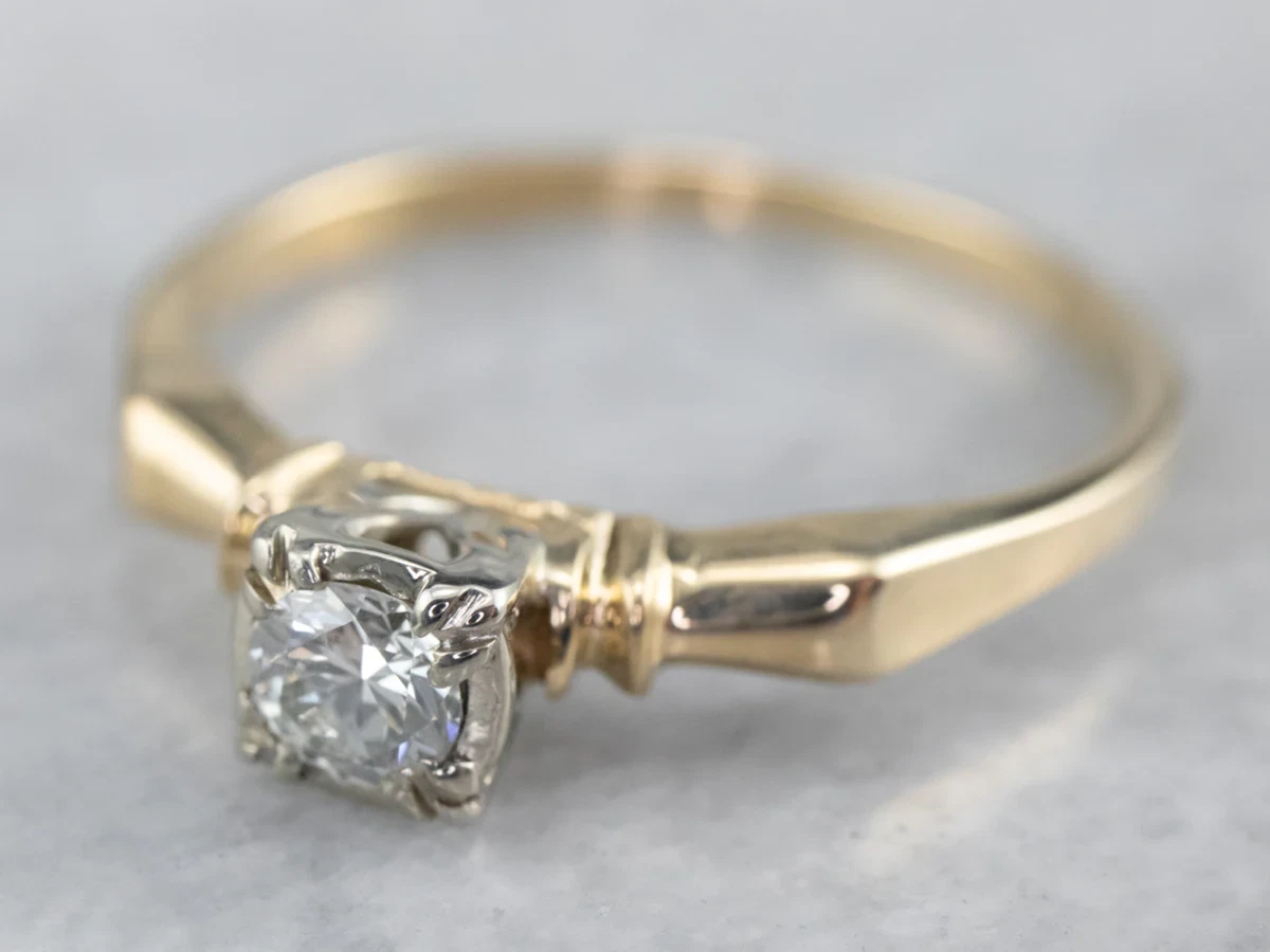 Retro era engagement rings sale
