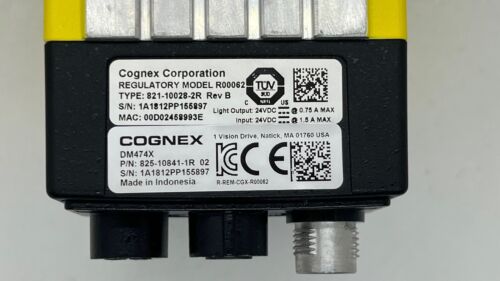 Cognex DM474X 825-10841-1R 02 InSight Cam 821-10028-2R scanner LED non polarizzato - Foto 2 di 5