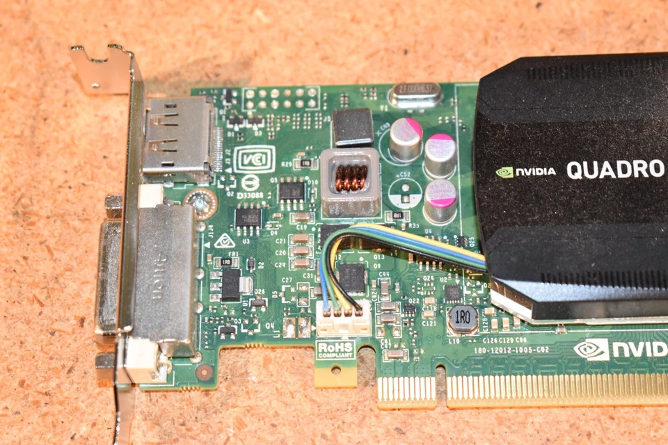 NVIDIA Quadro K620 2GB PCI-E DVI DisplayPort Low Profile Graphics Card - Image 4 of 4