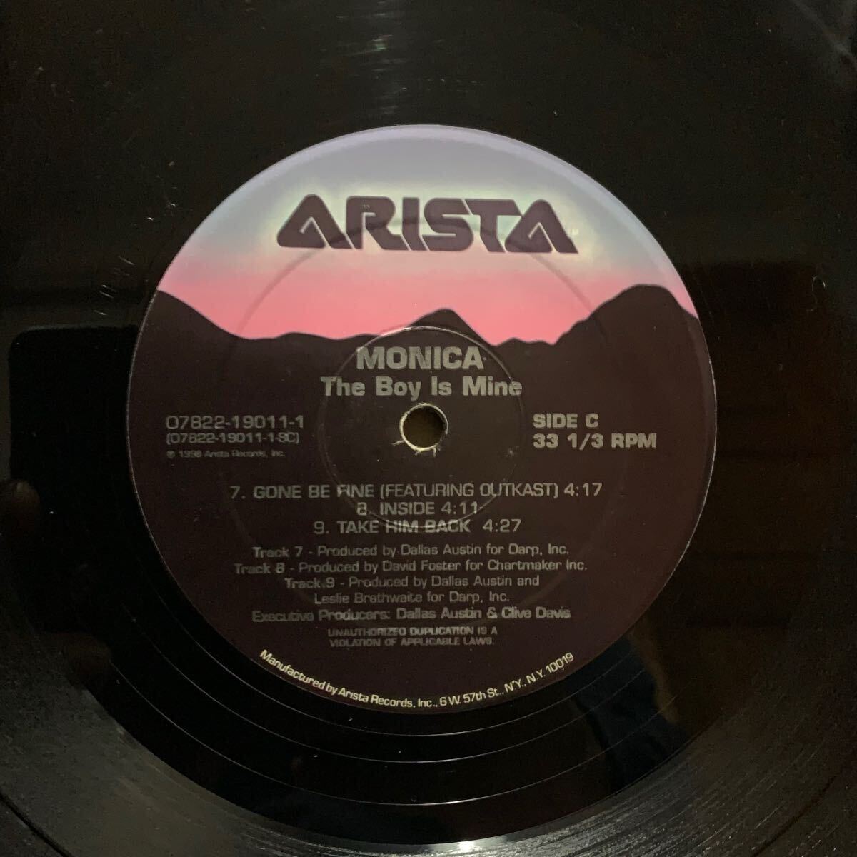 Monica The Boy Is Mine 2LP Vinyl 1998 US Original Arista