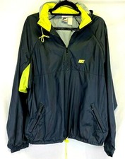 Nike Vintage Cross-Training Windbreaker Jacket Black Size XL White Label