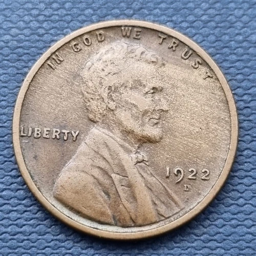 1922 D Wheat Penny Lincoln Cent 1c Better Grade XF #50041