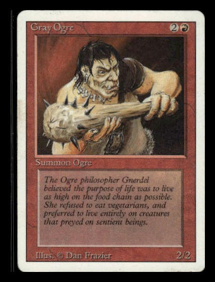 Unlimited Edition Gray Ogre