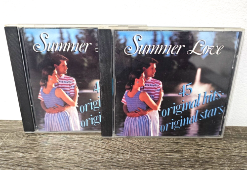 2x CD Set Summer Love 45 Original Hits Stars1987 Warner Music Album Disc = MINT - Picture 1 of 11