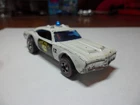1969 Vintage Hot Wheels Redlines White State Police Cutlass 442 Diecast Car
