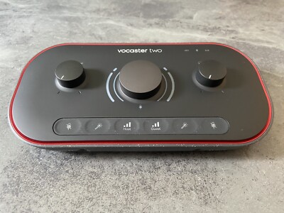 Focusrite Vocaster Two USB Audio Interface Podcasting Streaming XLR Bluetooth