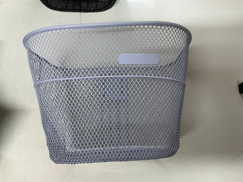Bike Bicycle Handlebar Carry Basket Shopping Metal Black 20L Storage - Picture 6 of 7
