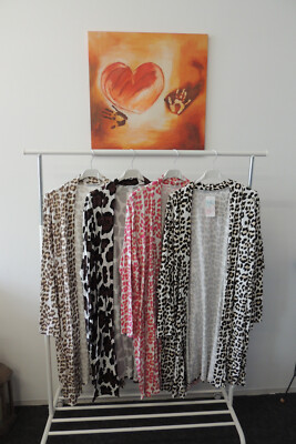 Neu Jacke Mantel Shirt Tunika Hängerchen  Leo Made in Italy Gr 48,50,52