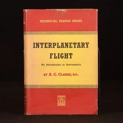 1950 Interplanetary Flight Arthur C Clarke Dustwrapper First Edition Astronautic - Photo 1/4
