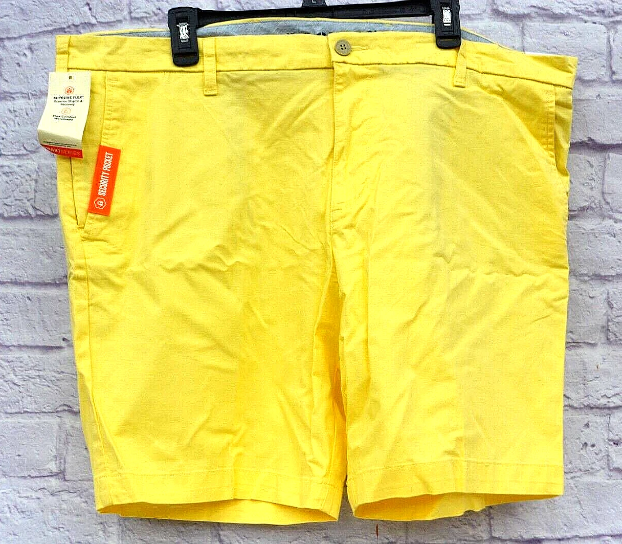 SHORT DE POCHE COURT HOMME DOCKERS SUPREME FLEX JAUNE ULTIME TAILLE 42