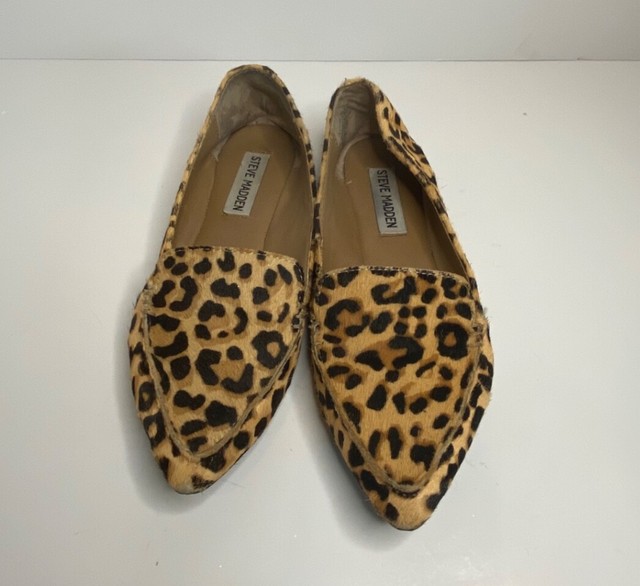 steve madden calf hair loafer