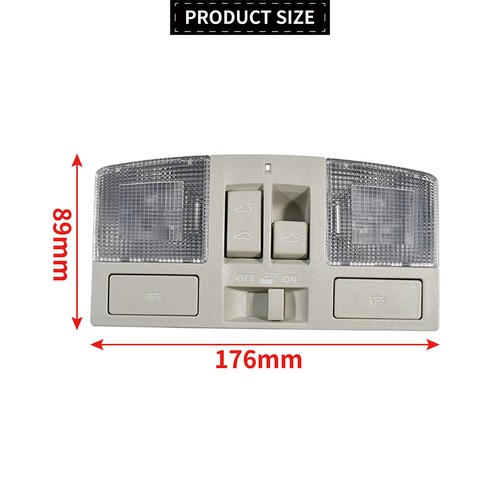 Luce lampada mappa console per Mazda 3 2010-13 con luce tetto interno -BBM6-69-970 - Foto 2 di 19
