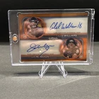 2024 Topps Chrome Caleb Williams Jim McMahon Orange Dual Auto /25 RC Bears