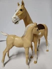 Vintage 1960's Marx Toys Johnny West Thunderbolt & Matching Thundercolt Horses
