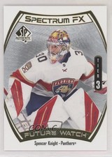 2021-22 SP Authentic Bounty Spectrum FX Future Watch Tier 3 Spencer Knight m0p