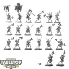 Beastmen Brayherds - 20x Bestigor Herd - teilweise bemalt